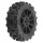 Badlands MX 1.9" All-Terrain Buggy Ti res (4) Mounted on Mach-10 Black 1.9" 12mm Hex Wheels for Typhon GROM 4x4
