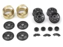 CS-8 Stahl Beadlock Rad 1,2 Zoll (Schwarz/4 Stück)