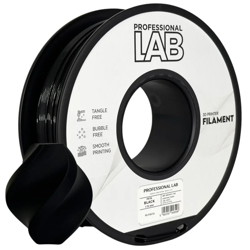 Professional Lab PETG Filament Schwarz 1.75 mm 1 kg