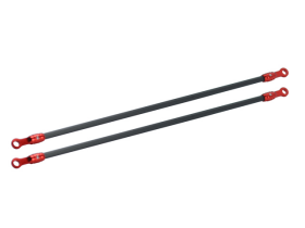 Aluminum/Carbon Tail Boom Support set (RED) (for MH Tail Boom Support Mount set series)