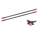 Aluminum/Carbon Fiber Tail Boom Support Mount set (RED)...