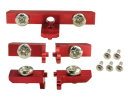 Aluminum Rotary Servo Mount set (RED) (for MH-DS001/R/RS)