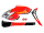 Airbrush Fiberglass Red Meteorite Fuselage set - BLADE 180 CFX