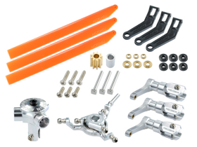 CNC Aluminum/Plastic Triple Orange Blade Conversion set - BLADE 180 CFX / 150 S / Smart