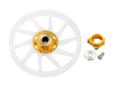 CNC Delrin Main Gear w/ Auto-Rotation Hub set (GOLD) (for...