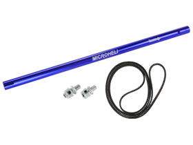 Aluminum Pulley w/ Timing Belt Conversion set (BLUE/PURPLE) - BLADE 180 CFX