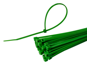 Nylon Cable Tie Wraps 200x2.5mm (GREEN) (30pcs)