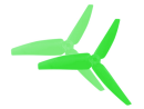 Plastic 3 Blade Propeller 82mm Tail Blade (GREEN) - BLADE...