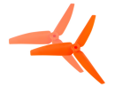Plastic 3 Blade Propeller 82mm Tail Blade (ORANGE) -...