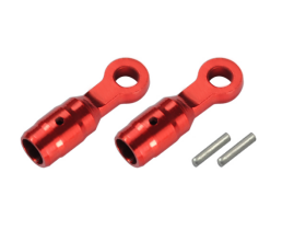 Aluminum Tail Boom Support End set (RED) (for MH Tail Boom Support Mount series)