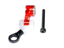 Aluminum Washout Control Arm (RED)(for Microheli...