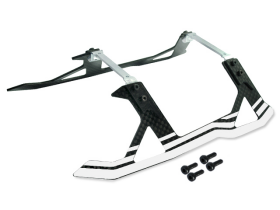 Aluminum/Carbon Fiber Landing Gear (WHITE) - BLADE 250 CFX/ 270 CFX/ 300 CFX