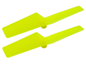 Plastic Tail Blade 42mm (YELLOW) - BLADE MCPX / MCPS / mSRS / Nano CPX / CPS / S2 / S3