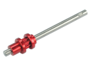 Precision CNC Hardened Steel Pulley (RED) - BLADE 300 CFX