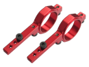 Aluminum Tail Servo Mount set (RED) - BLADE 450X/3D