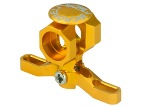Precision CNC Aluminum Main Rotor Hub w/ Button (GOLD) - BLADE MCPXBL / BL2