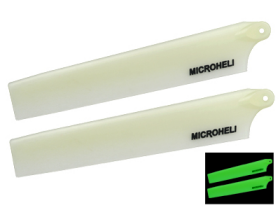 Glow Plastic Main Blade 117mm (WHITE) - MCPXBL