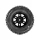 Badlands F/R Tires MTD 12mm Black Spl it Six (2) for ARRMA MINI KRATON