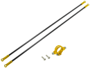 Rakonheli CNC AL Tail Boom Support Set - Blade 230 S/V2 Gold