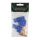 Goldstecker EC5 (3 x Buchse / 3 x Stecker)