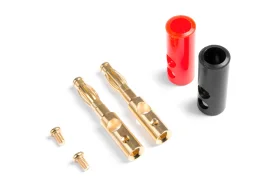 Schraubbanane GOLD 2 Stück (rot+schwarz)
