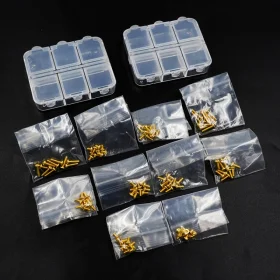 Schrauben Set M2 Rostfreier Stahl HEX 100Stk. Gold