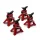 RC Rock Crawler Accessories Height Adjustable 3 Ton Jack 4pcs For 1/18 1/24