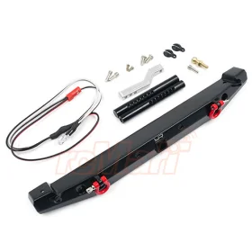 Aluminum Alloy Rear Bumper w/ LED Fits TRX-4 SCX10 II