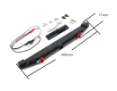 Aluminum Alloy Rear Bumper w/ LED Fits TRX-4 SCX10 II