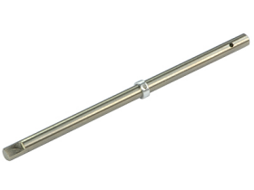 Precision CNC Solid Titanium Main Shaft/Collar set - BLADE MCPX/S